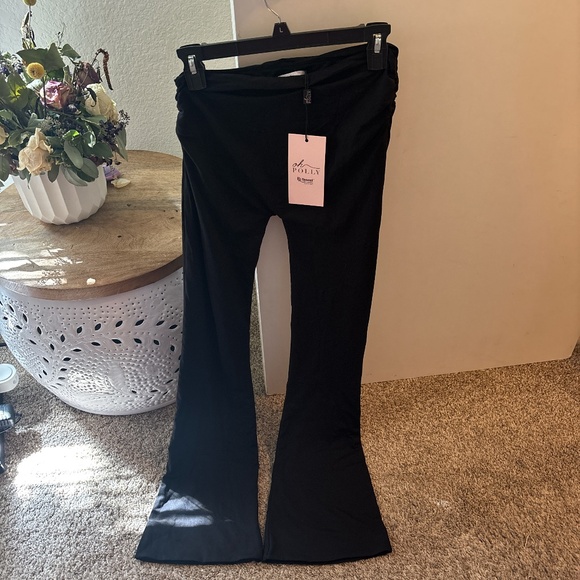 Oh Polly black flare pants brand new with tags small - Picture 1 of 5